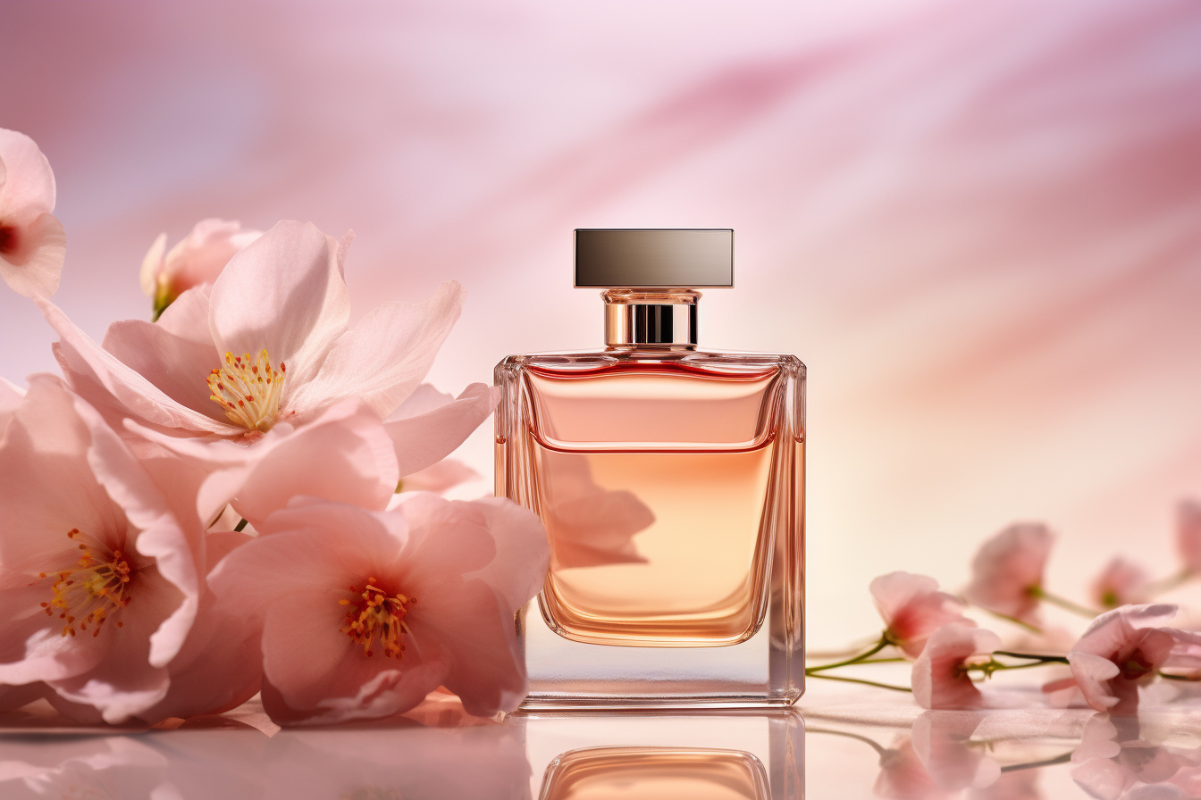 Elegant perfume bottle